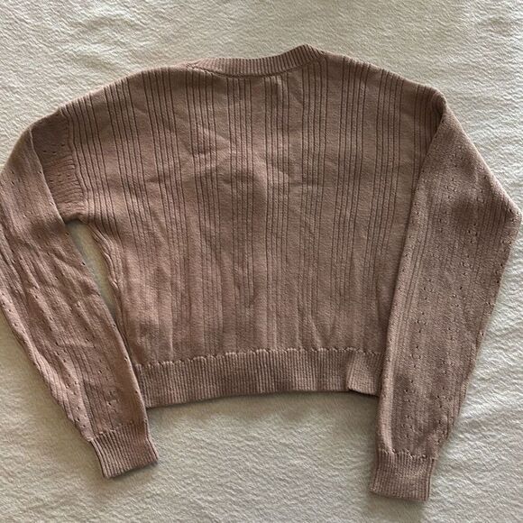 Hollister Cropped Button Down Sweater - Picture 4 of 4